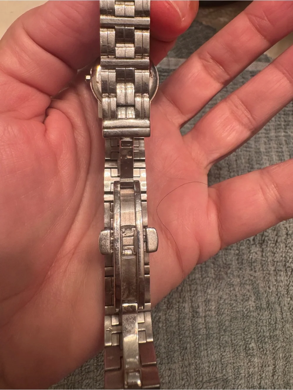 Citizen Silver-Tone Bracelet Watch with Crystal Bezel